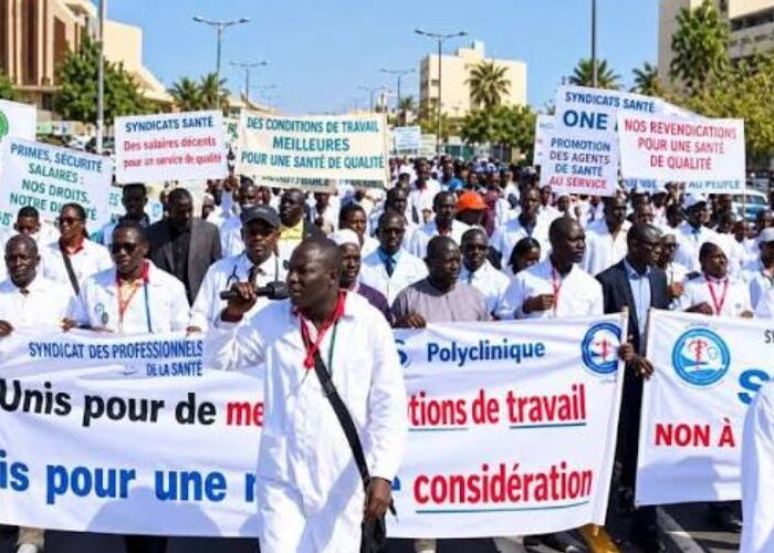 Sénégal les médecins du SAMES en grève jusqu'à vendredi