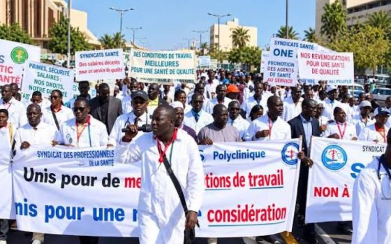Sénégal les médecins du SAMES en grève jusqu'à vendredi